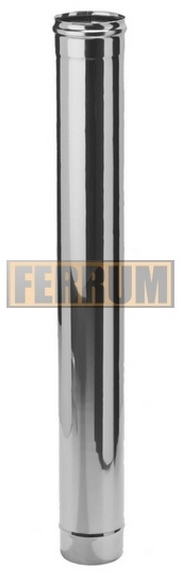 Дымоход 1,0м FERRUM (430/0,8 мм) ф110
